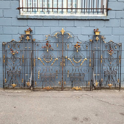Antique Iron Gate Set