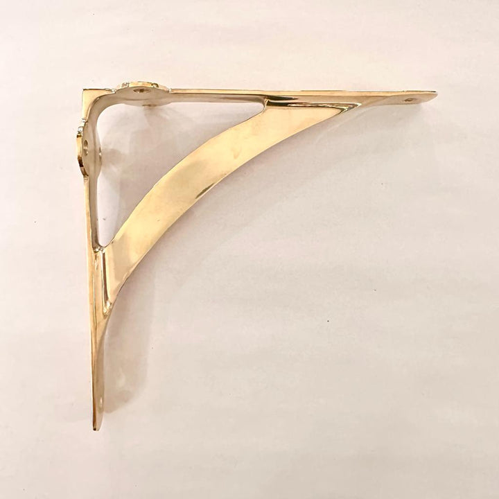 Classic Brass Shelf Bracket (7-½