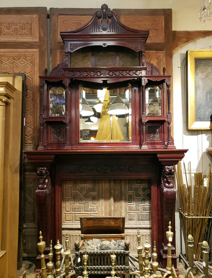 Antique Fireplace Mantel (65-½