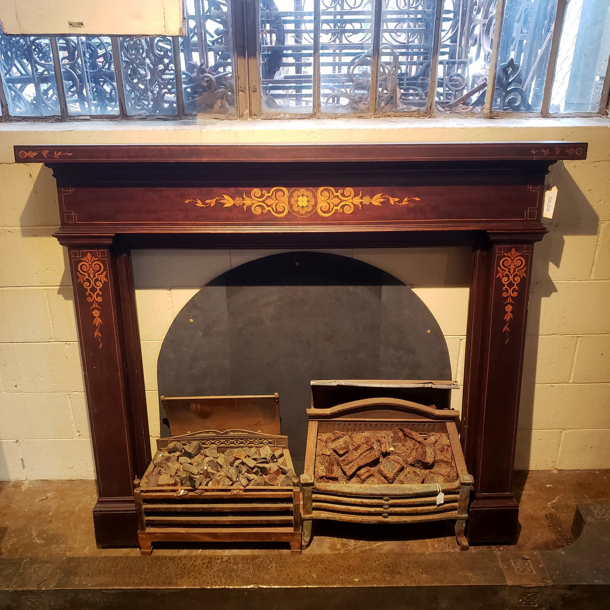 Antique Fireplace Mantel (62 x 77) – The Door Store