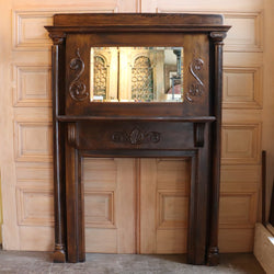 Antique Fireplace Mantel (56-¾" x 83")