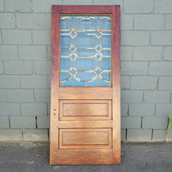 Leaded-Glass Door (36-⅛" x 82-¼")