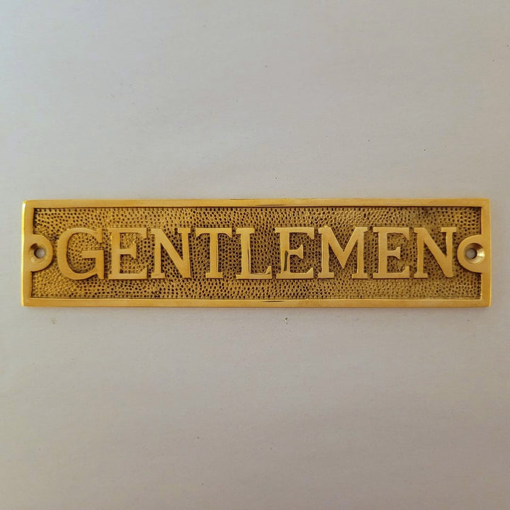 Gentlemen Sign