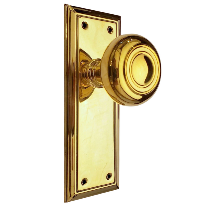 Doorknob Set - Lined (6⅞
