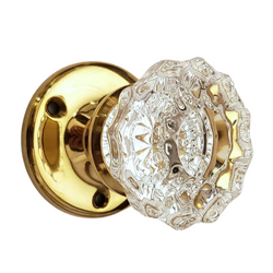 Doorknob Set - Victorian Glass
