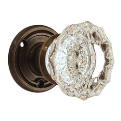 Doorknob Set - Victorian Glass