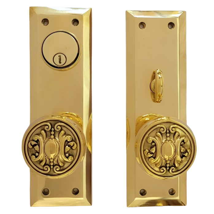 Entrance Doorknob Set - Victorian (Mortise)