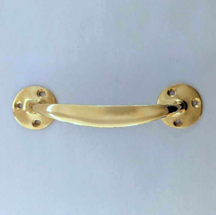 Brass Cabinet Pull - Offset (6
