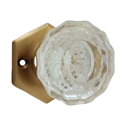 Doorknob Set - Victorian Glass