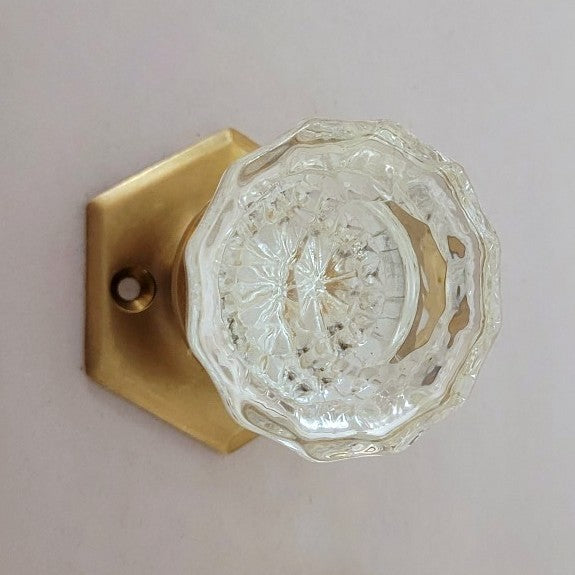 Doorknob Set - Victorian Glass