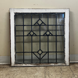 Leaded Window (27"x26") (2 Available)