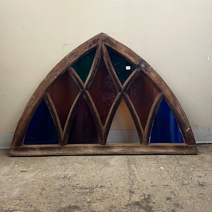 Arched Stained Glass Window (44