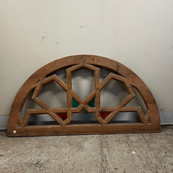 Arched Stained Glass Window (40½"x21½")