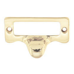 Cast Brass Label Pull