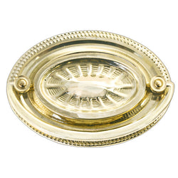 Stamped brass Heppelwhite Pull (3 Sizes)