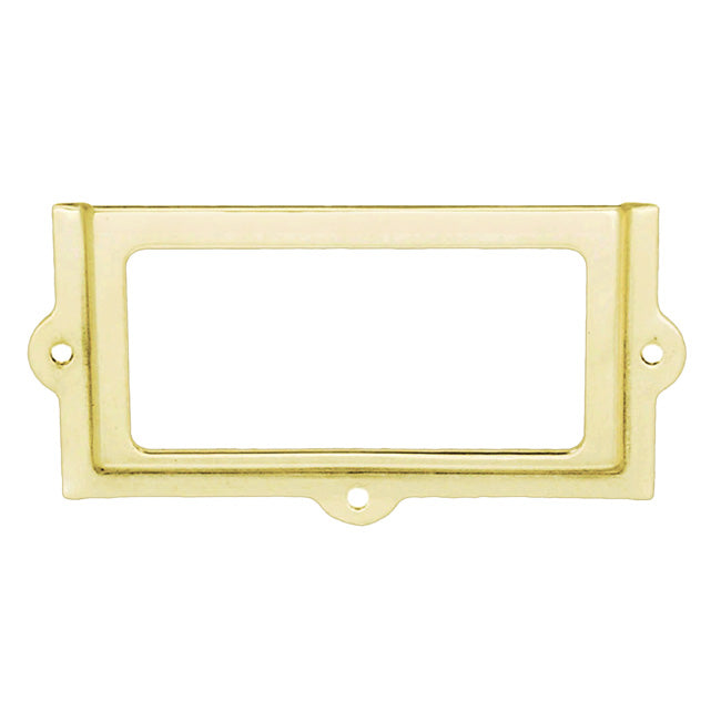 Stamped Brass Label Holder