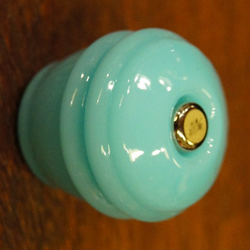 Glass Cabinet Knob - Art Deco (6 Colours)