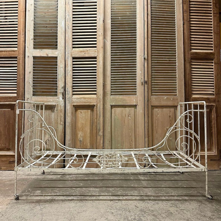Antique Wrought Iron Day Bed