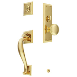 Entrance Handle Set - Small with Medium Plate (Mortise)