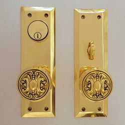 Entrance Doorknob Set - Victorian (Mortise)