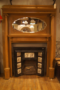 Antique Fireplace Mantel (62-½" x 84")