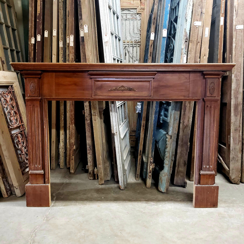 Antique Fireplace Mantel (71 x 48-½) – The Door Store