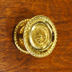 Cabinet Knob - Brass Sheraton (4 sizes)