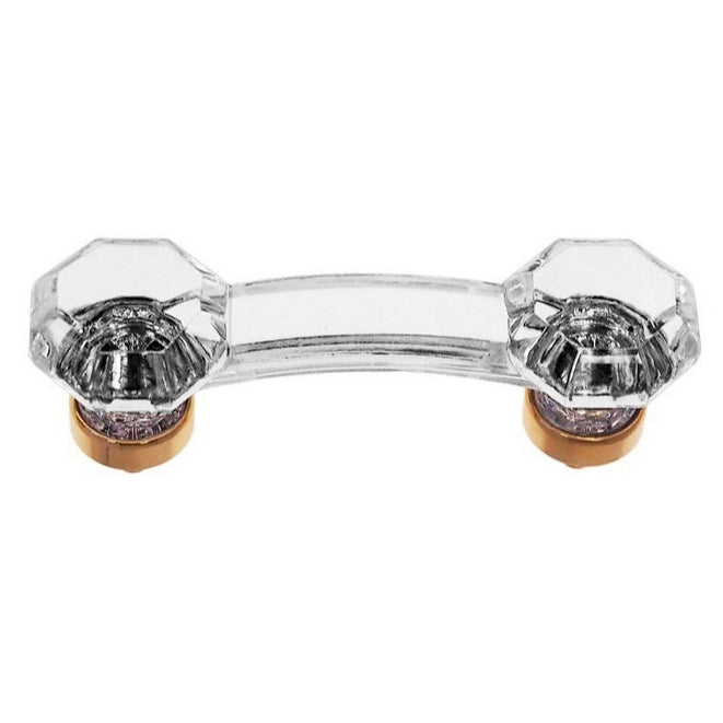 Glass Cabinet Pull - Clear