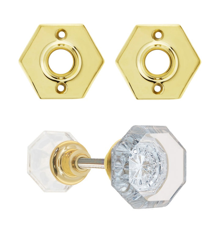 Doorknob Set - Large Glass