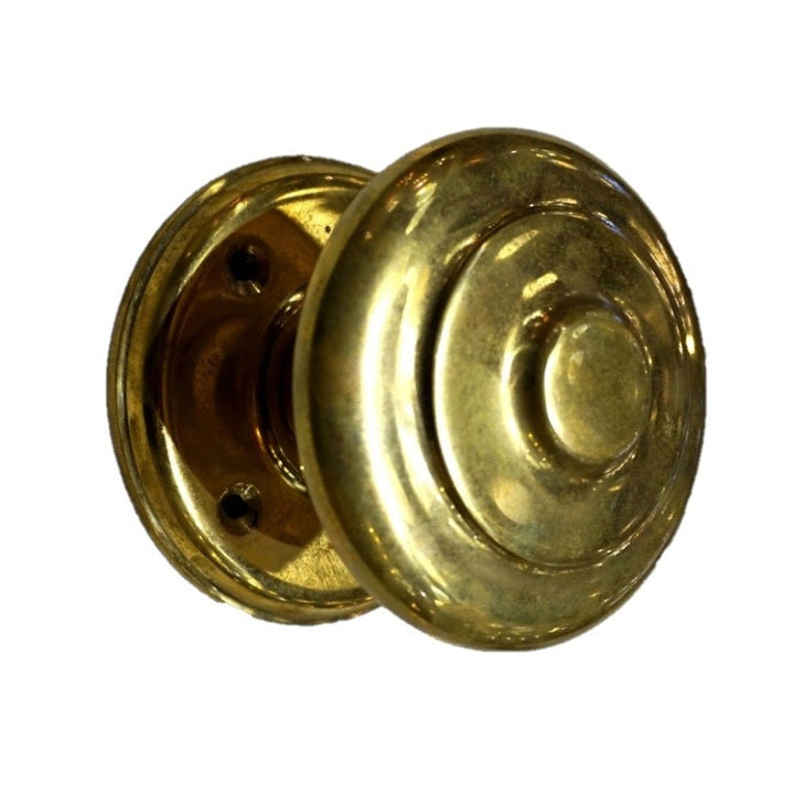 Brass Center Doorknob