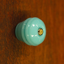 Glass Cabinet Knob - Art Deco (6 Colours)