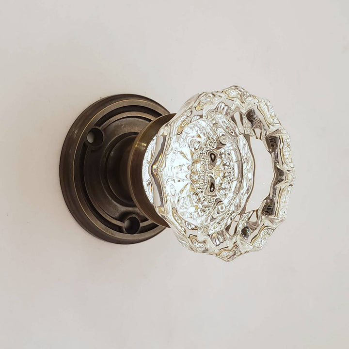 Doorknob Set - Victorian Glass