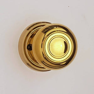 Pair of Solid Brass Oval Mortice Artisan Brass Door Knob 65mm With Screws  Pack of 2 -  Canada