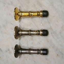 Wall Doorstop - Brass