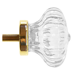 Cabinet Knob - Glass Colonial (2 sizes)