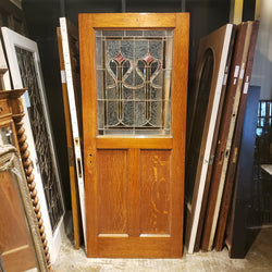Antique Door - Stained Glass (34" x 82")
