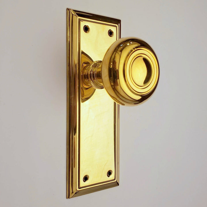 Doorknob Set - Lined