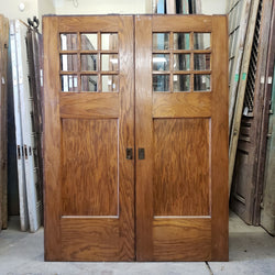 Pair Antique Sliding Pocket Doors (60" x 80")