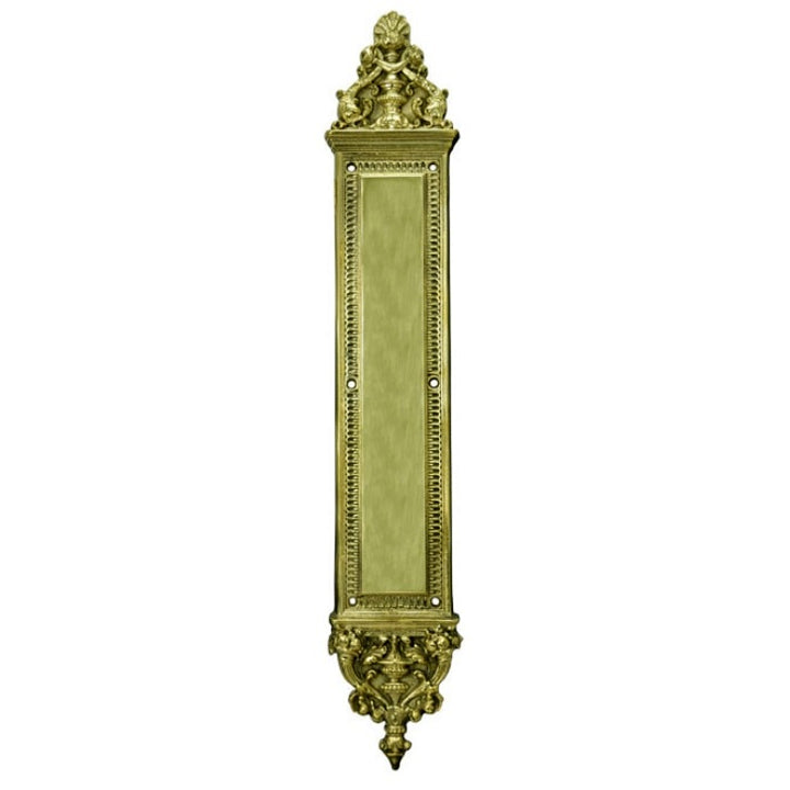 Push Plate - Large Victorian (24
