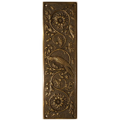 Push Plate - Parrot (11-¼")