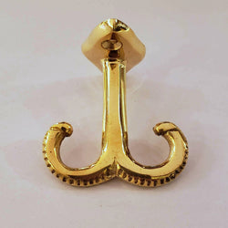 Brass Counter Hook - Ornate
