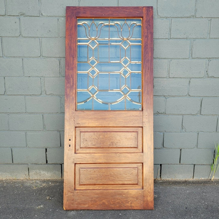 Leaded-Glass Door (36-⅛